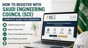 Guide to registering with Saudi Engineering Council (SCE) for engineers.